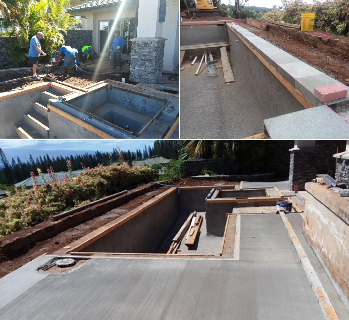 Hillside Pool & Spa Forming